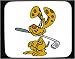 Decorated Mouse Pad with club, holding, golf, sport, mouse