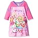 Shopkins Girls Long Sleeve Nightgown Pajamas (8, SPK Fuchsia/Multi)