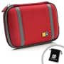 Small Hard Drive Case for Ultra Protection for Mini / Slim External HardDrives - Provides Storage for IOMEGA eGo and accessory cables (Internal case dimentions: 5.5" x 3.75" x 1.25" see compatibility below)