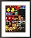 Illuminated Neon Street Signs, Nathan Road in Tsimshatsui, Hong Kong Collections Framed Art Poster Print by Gavin Hellier, 18x22