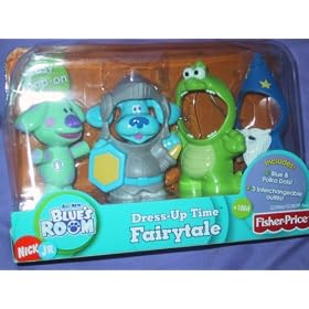 Blues Clues POLKADOTS Dress up Costume Fairytale Figures Playset