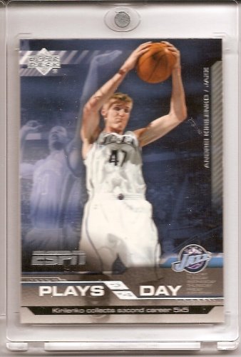 Cheap 2005 /06 Upper Deck ESPN Andrei Kirilenko "Plays of the Day" Basketball Card - Mint Condition- Shipped In Protective Screwdown Case !