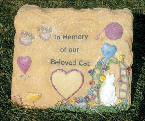 Cat Remembrance Garden Rock Engravable