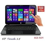 HP Touchsmart 15 Slim PC Quad Core 8GB 750GB 15.6" HD Multi-Touch LED Webcam WiFi USB 3.0 HDMI (Certified Refurbished)