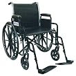 `Wheelchair Econ Rem Desk Arms W/SDF Dual Axle