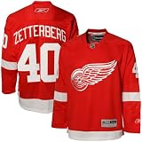 Reebok Henrik Zetterberg Detroit Red Wings Edge Premier Jersey - Red (Small)