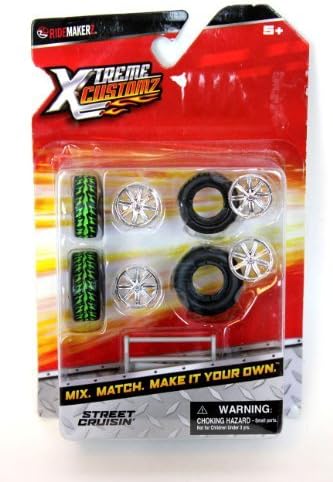 Ridemakerz Xtreme Customz Street Cruisin' Wheel and Rims Set