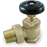 Plumbers Overstock UV35105 Bronze Steam Radiator Angle Valve, 1"