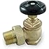 Plumbers Overstock UV35105 Bronze Steam Radiator Angle Valve, 1"