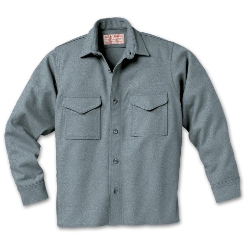 Filson Seattle Wool Jac-Shirt (Gray - 38) On Sale