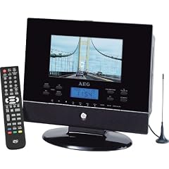 AEG CTV 4889 17,8 cm (7 Zoll) Tragbarer LCD-Fernseher (DVD-Player, DVB-Tuner, UKW-/MW-Tuner, MMC/SD/MS-Kartenslot, 3,5 mm Kopfh�reranschluss, USB 2.0) schwarz