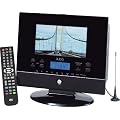 AEG CTV 4889 17,8 cm (7 Zoll) Tragbarer LCD-Fernseher (DVD-Player, DVB-Tuner, UKW-/MW-Tuner, MMC/SD/MS-Kartenslot, 3,5 mm Kopfh�reranschluss, USB 2.0) schwarz