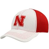 Top of the World Nebraska Cornhuskers Scarlet and White Two Tone Elite Fitted Hat