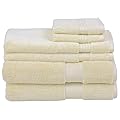 Eco Low Twist 6 Piece Towel Set, Clover