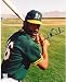 Autographed/Hand Signed Photo Willie Wilson #1 Oakland A'S