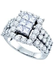 3.00CTW DIAMOND LADIES INVISIBLE RING