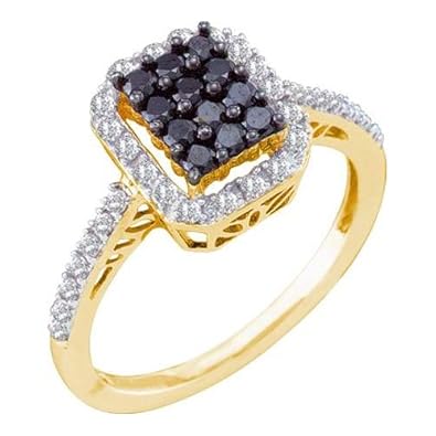 Cheap Girls Jewelry 0.50CTW BLACK DIAMOND FASHION RING For Sale Cheap Girls Jewelry 0.50CTW BLACK DIAMOND FASHION RING For Sale
