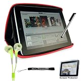 Premium Durable Slim Hard Nylon Cube Case for Apple iPad 16GB, 32GB, 64GB Wi-Fi and WiFi + 3G + Includes a 4-inch eBigValue (TM) Determination Hand Strap + Anti-Glare Screen Protector for IPad Tablet (All Models) + Fashion Earbud Headset Headphones 3.5mm In-Ear Stereo ( Green ) + Premium Quality Metal Stylus Styli for Apple iPad