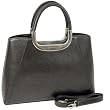 Fine Textured Leather Look Like Satchel Handbag