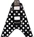 Randy Rhoads Polka Dot Flying V Miniature Guitar