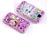 51gbuHbNUyL. SL160  Smile Case 3D Butterfly Bling Rhinestone Crysal Jeweled Snap on Full Cover Case for AT&T Verizon iPhone 4 4G (4 3D Soft Butterfly White)