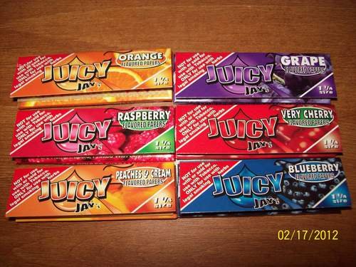 Juicy Jays Flavored Rolling Paper Variety Pack (6 Pack)