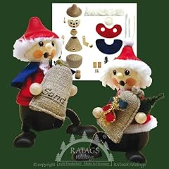 RATAGS R�ucherm�nnchen zum Basteln, aus 1 mach 2 Weihnachtsmann,