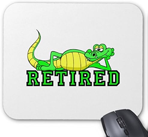 Cool Retirement Gator Mouse Pad