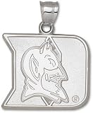 Duke Blue Devils Solid Sterling Silver Iron Duke Giant Pendant