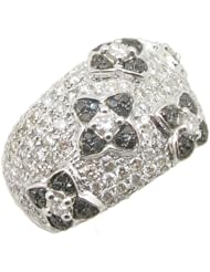 14k White Gold  2.32ctw Diamond Cocktail Ring 17055 Size 8