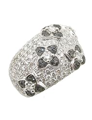 14k White Gold  2.32ctw Diamond Cocktail Ring 17055 Size 8