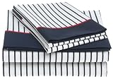 Tommy Hilfiger Andover 250-Thread-Count Cotton Queen Flat Sheet