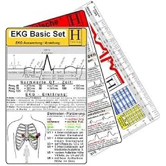 EKG Basic Set: EKG-Lineal + Herzrhythmusst�r. + EKG Karte