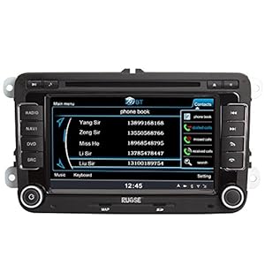 Rupse For VW Volkswagen New BORA /PASSAT /JETTA /GOLF /Scirocco /Tiguan /Touran /Caddy /EOS /Rabbit /SKODA Octavia In-dash Car DVD GPS Navigation With dual-core/3Zone POP 3G/WIFI/20 Disc CDC/ DVD Recording/ Phonebook / Game for cheap