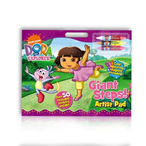 Dora the Explorer: A3 Artist Pad with crayons