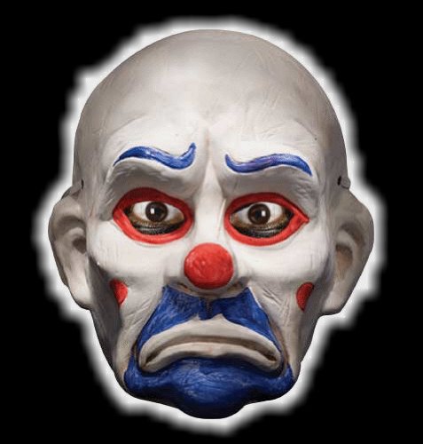 Batman Dark Knight Child Joker Clown Mask Child (One-Size)