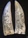 Constitution Capturing The Guerriere Scrimshaw Whale Tooth Tusk Replica