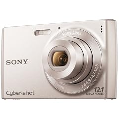 Sony DSC-W510S Digitalkamera (12 Megapixel, 4-fach opt. Zoom, 26 mm Weitinkelobjektiv, 6,9 cm (2,7 Zoll) Display, bildstabilisiert) silber