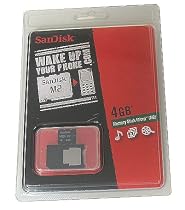 Sandisk 4GB Memory Stick Micro M2 Card for Sony Ericsson K610 K750 K770i K800 W580 W710 W810 W850 W880 W890 Z530 Z550 Z610 Z710 Z750a Z900