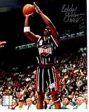 Eddie Johnson Houston Rockets - Road Jersey - Autographed 8x10 Photograph