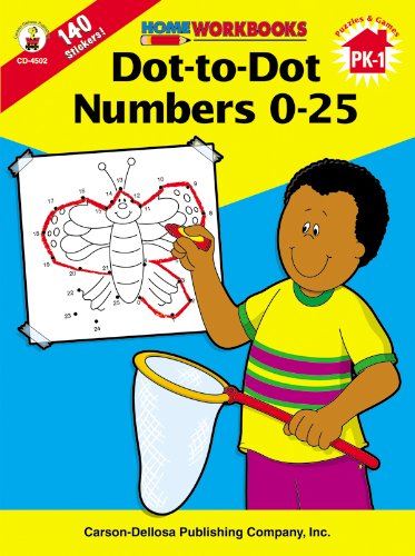 Dot-To-Dot Numbers 0-25 (Home Workbooks)