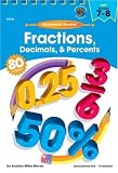 Fractions, Decimals and Percents Homework Booklet, Grades 7 - 8 (Homework Booklets)