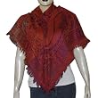 Square Wool Scarves Winter Accessories Handmade Gifts 44 x 44 inches (sjmwr083)