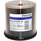 Philips Duplicator Grade DVD-R 8cm 4X Silver Shiny Mini 50PK Spindle