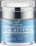 Art Naturals Enhanced Retinol Cream Moisturizer with 20% Vitamin C & Hyaluronic Acid - Best Anti Wrinkle, Anti Aging Serum for Face & Sensitive Skin -Clinical Strength Organic Ingredients 1.7oz