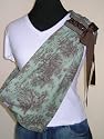 FRENCHSLING Robins Egg Large Easy to use and size. Put it on like a sash pull the laces tight. "Great for first time moms a must with your second."