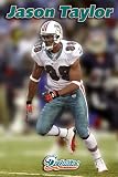 Jason Taylor NFL Miami Dolphins Art Poster Print 22x34