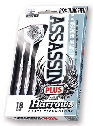Assassin Plus Soft Tip Dart in White Rings (18 gm) (Set of 3)