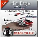 Mini Eagle RTF RC Mini Helicopter, Brand New!! (Colors Vary)