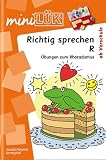 miniL&Uuml;K Richtig sprechen R: &Uuml;bungen zum Rhotazismus ab Vorschule - Kristine Lakies, Gisela Lakies